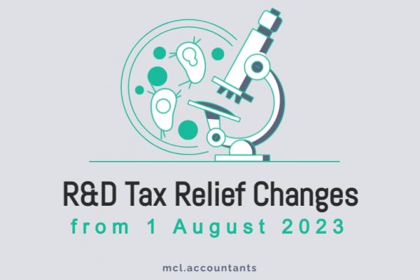 R&D Tax Relief Changes from 1 August 2023
