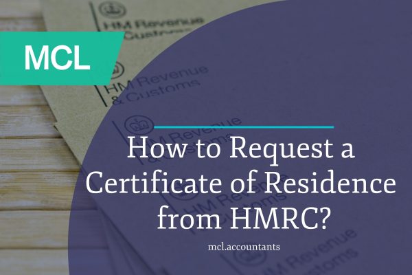 Certificate of Residence - HMRC