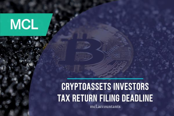 Cryptoassets Tax Return Filing Deadline - Reminder for Crypto Investors