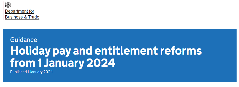Holiday Pay reforms from 1 Jan 2024